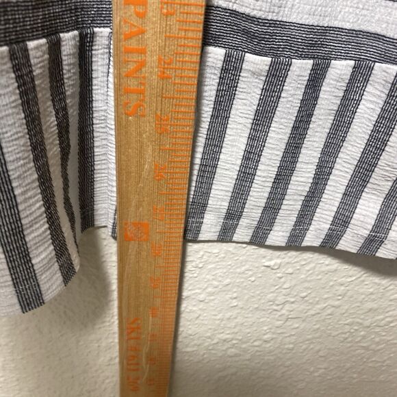 ava james tunic top xl gray white extra large stripes lightweight tt - Picture 10 of 11